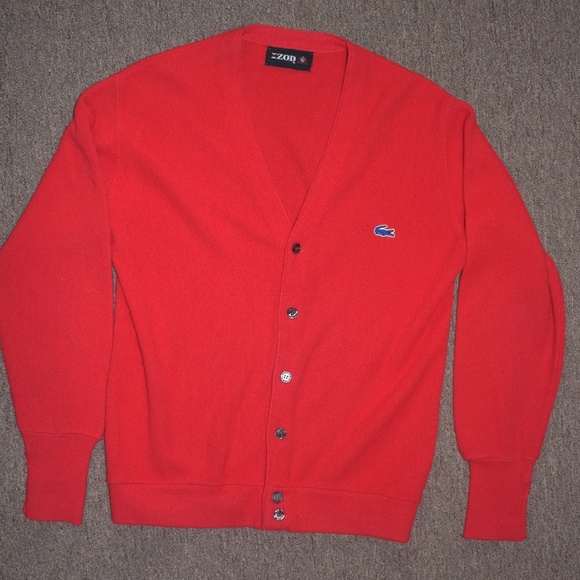 cardigan lacoste vintage